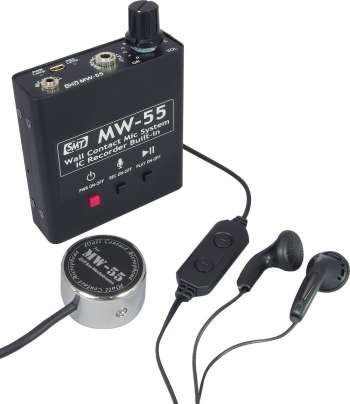 Professionell Japansk Väggmikrofon med Inbyggd Diktafon, 2GB, Sun Mechatronics MW-55