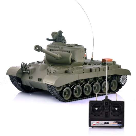 Radiostyrd Stridsvagn Leopard I, med rörlig airsoft kanon