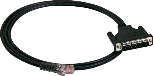 RJ45-kabel till Moxa Nport-server, 1xDB25ha, 1,5m