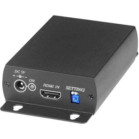 Signalomvandlare, från HDMI till SDI, BNC, PAL/NTSC/720p/1080p, svart