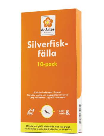 Silverfiskfälla 10-pack Biobasis