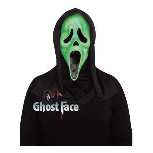 Självlysande Scream Mask - One size
