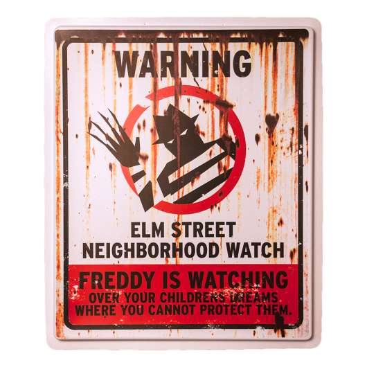 Skylt Elm Street Neighbourhood Watch