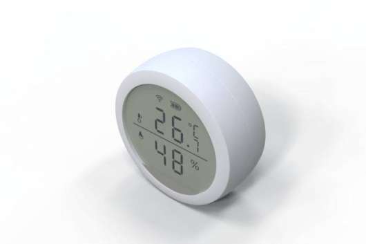 Smart Tuya / Zigbee Temperatur & luftfuktighetsgivare med display, WIFI, batteridriven, Zigbee