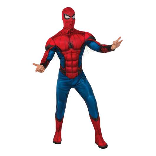 Spider-Man med Muskler Deluxe Maskeraddräkt - X-Large