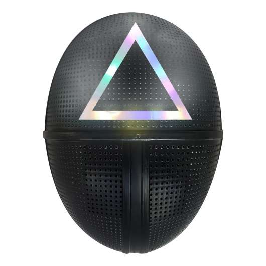Squid Game Triangle LED Mask
