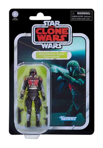 Star wars: the clone wars vintage collection action figure 2022 mandalorian super commando 10 cm