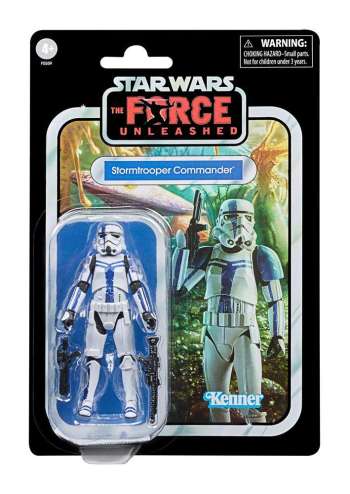 Star wars: the force unleashed vintage collection action figure 2022 stormtrooper commander 10 cm