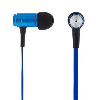 Streetz in-ear headset för smartphone, volymkontroll & svarsknapp, bärväska