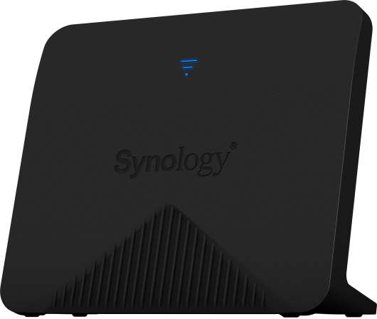 Synology Mesh Router, Gigabit, Tri-Band, 2x2 MIMO, USB, svart