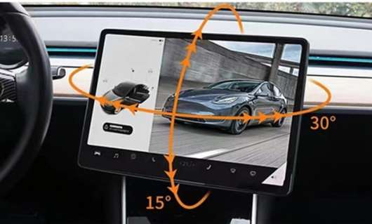 Tesla Model Y / 3 vridbar skärm / infotainment