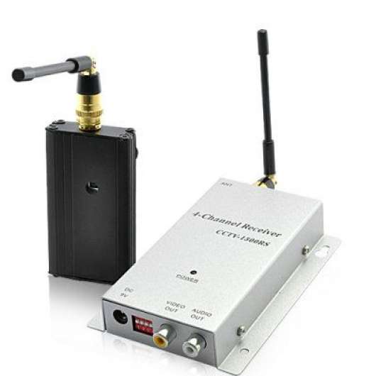 Trådlös signalförstärkare - Gör övervakningskameran trådlös - 1km
