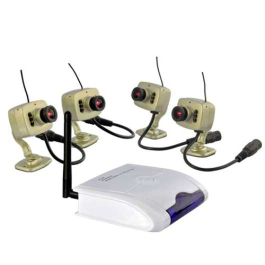 Trådlöst Övervakningssystem med små kameror