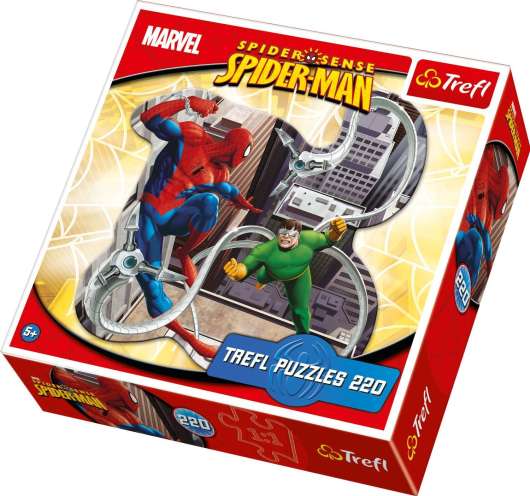 Trefl Round Spiderman Puzzle 220 pc