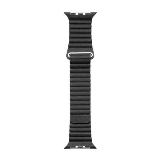 Triacle Läderarmband Apple Watch 42/44 Mm Svart