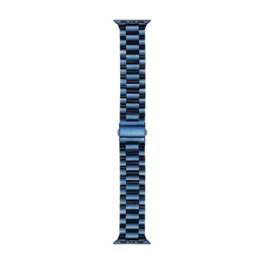 Triacle Natural Stållänk Band Apple Watch 42/44 Mm Blå