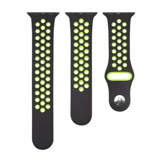Triacle Sport Armband Apple Watch 42/44 Mm Svart/Grön