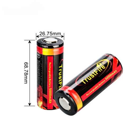 Trustfire 26650 5000 mAh uppladdningsbart batteri
