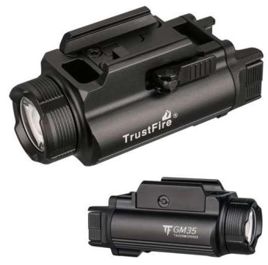 TrustFire GM35 Pistollampa, 1350 Lumens, Glock, Picatinny
