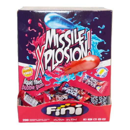 Tuggummi Missil Explosion Storpack - 200-pack