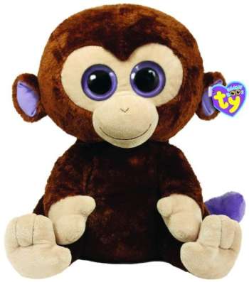 Ty Beanie Boos Coconut Monkey Extra Large Brown Plush Toy 40