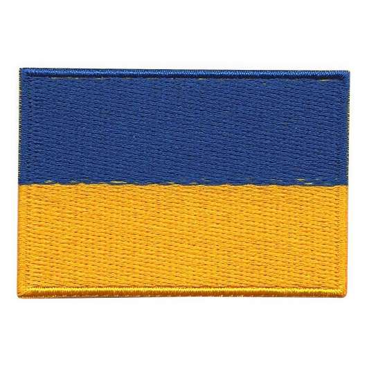Tygmärke Flagga Ukraina