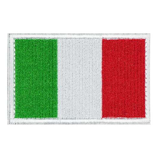Tygmärke Italienska Flaggan