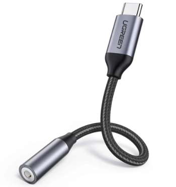 USB C till 3.5mm Audio uttag, Adapter