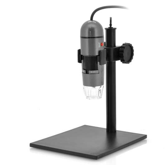Usb Mikroskop med 600x zoom, 8 LED + Justerbart stativ