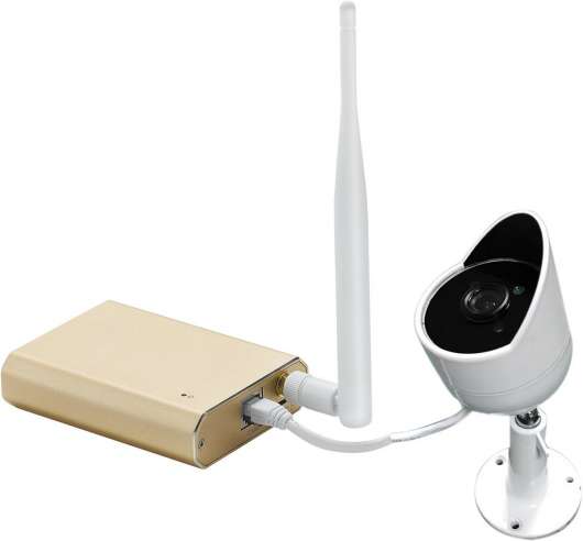 Utomhus IP-kamera med Power Over Ethernet och WiFi