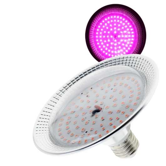 Växtlampa LED, Full Spektrum odlingslampa, 18W PRO Nasa Purple - e27