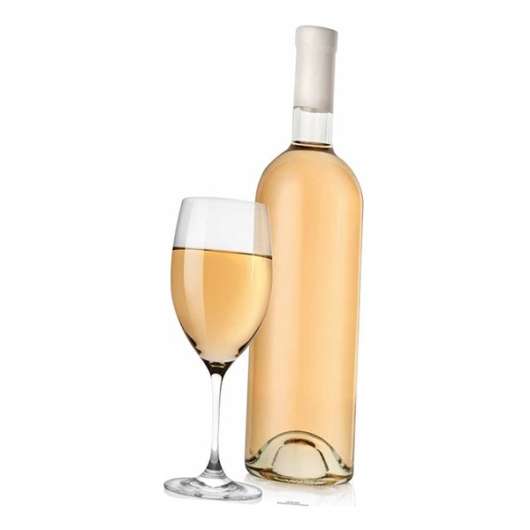 Vitt Vin med Glas Kartongfigur