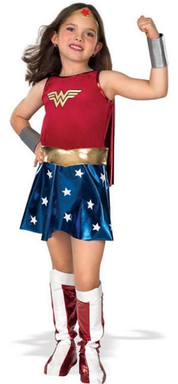 Wonder Woman Barn Maskeraddräkt - Small