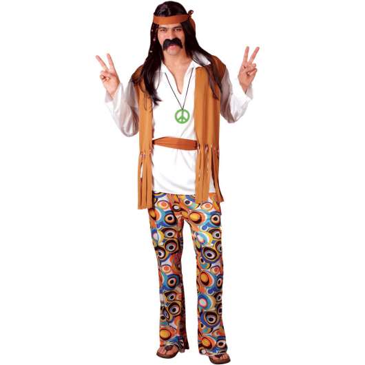 Woodstock Hippie Maskeraddräkt - Small